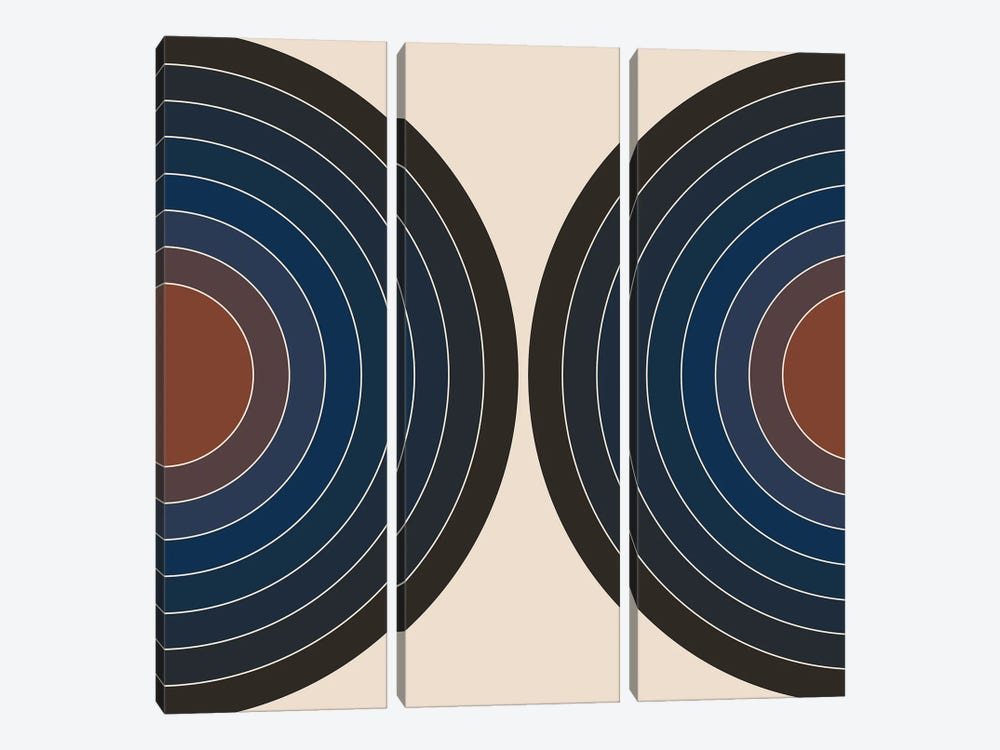 Dusk Sonar by Circa 78 Designs 3-piece Art Print