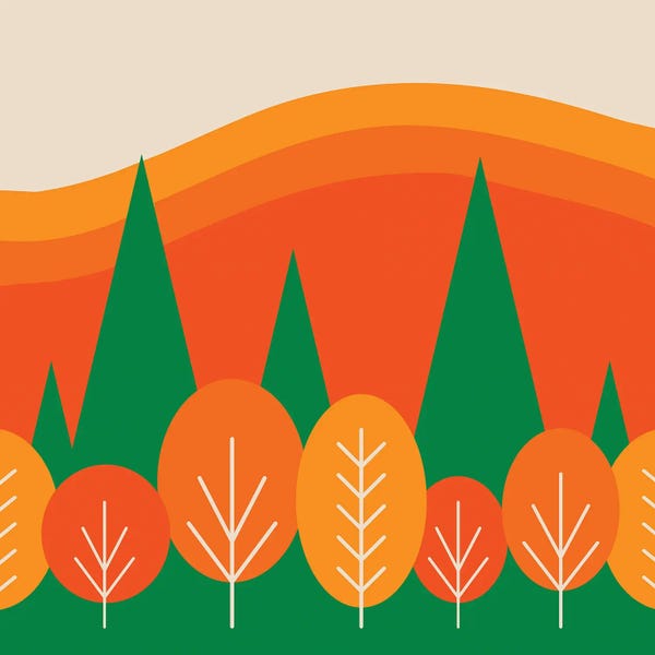 '70s Aesthetic: Fall Scene by Circa 78 Designs