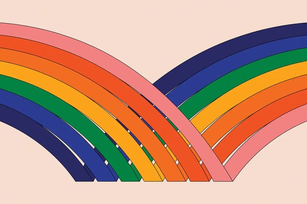 Rainbows: Keep Bouncing by Circa 78 Designs