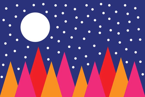 '70s Aesthetic: Moonlit Pines by Circa 78 Designs
