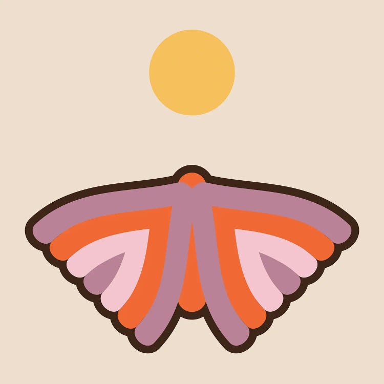Moth Moon by Circa 78 Designs wall art