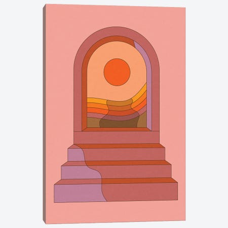 Arched Sunset Canvas Print #CDN6} by Circa 78 Designs Canvas Art