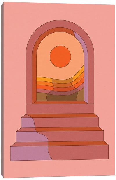 Arched Sunset Canvas Art Print - Circa 78 Designs