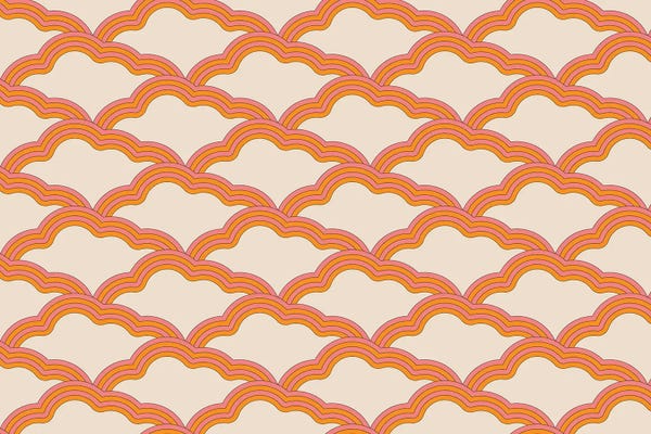 '70s Aesthetic: Pink Clouds by Circa 78 Designs