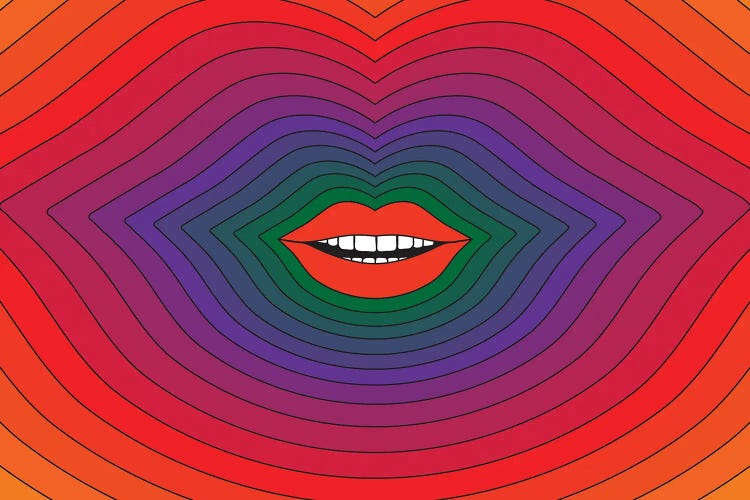 Pop Lips 2020 by Circa 78 Designs wall art