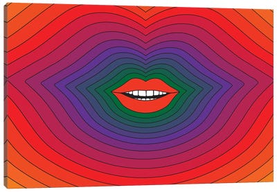 Pop Lips 2020 Canvas Art Print - Circa 78 Designs