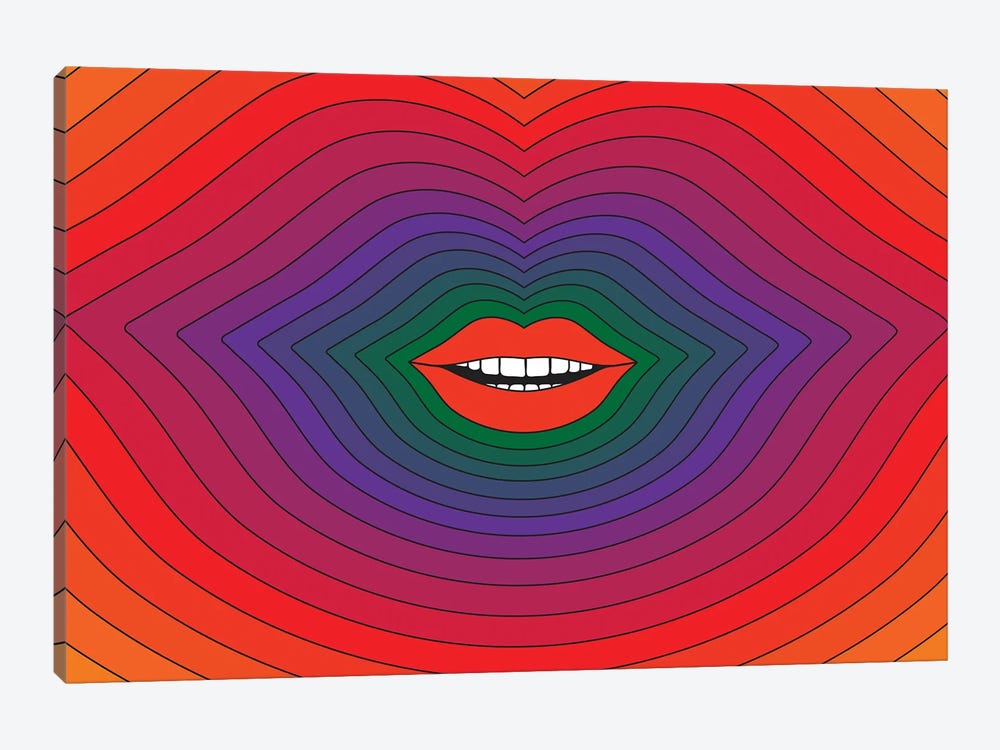 Pop Lips 2020 by Circa 78 Designs 1-piece Art Print