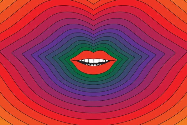'70s Aesthetic: Pop Lips 2020 by Circa 78 Designs
