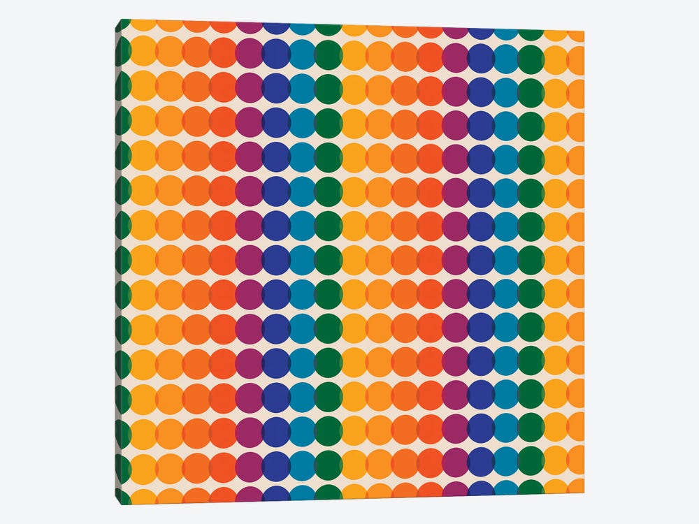 Rainbow Overprint by Circa 78 Designs 1-piece Canvas Print