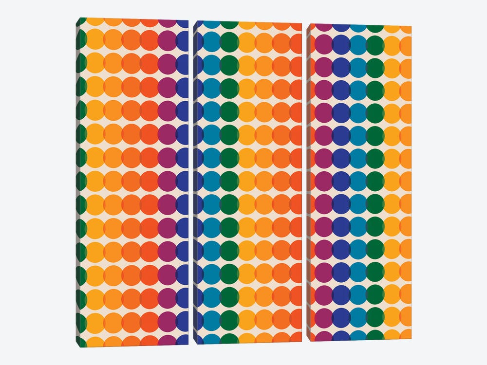 Rainbow Overprint by Circa 78 Designs 3-piece Art Print