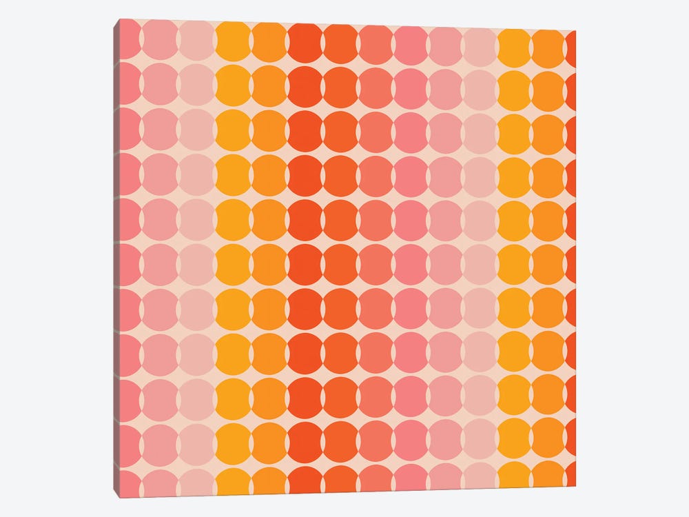 Strawberry Dots by Circa 78 Designs 1-piece Canvas Print