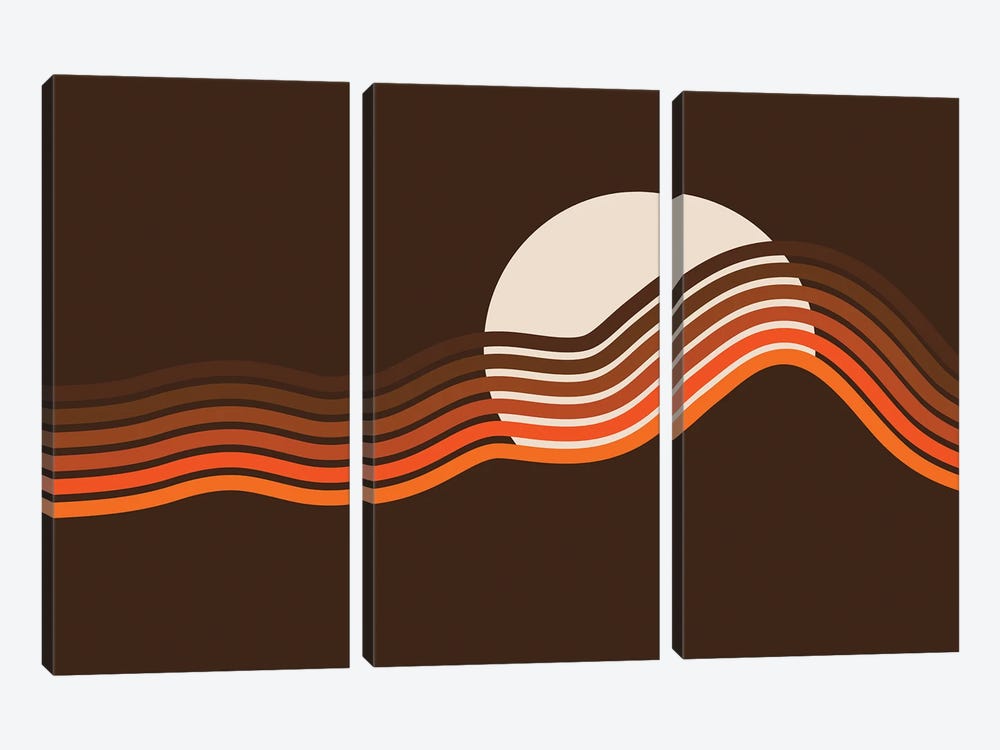 Sundown Stripes by Circa 78 Designs 3-piece Canvas Art