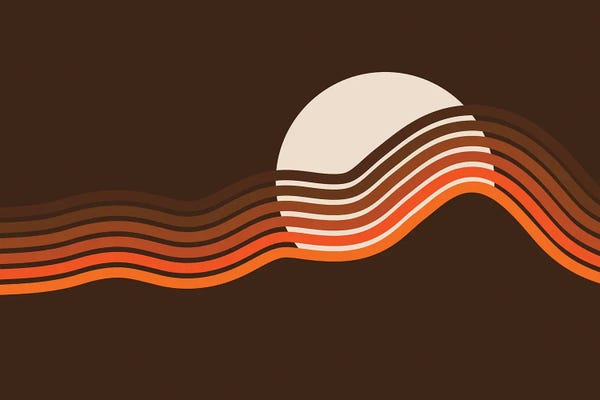 The Seventies: Sundown Stripes by Circa 78 Designs