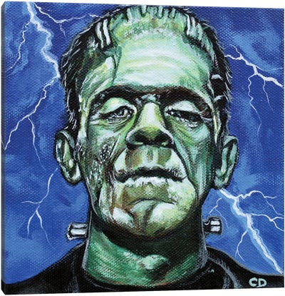 Frankenstein Canvas Art Print - Cyndi Dodes