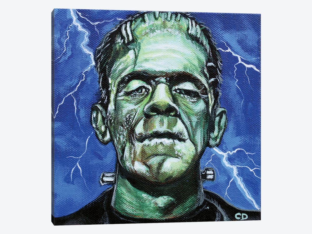 Frankenstein by Cyndi Dodes 1-piece Canvas Print