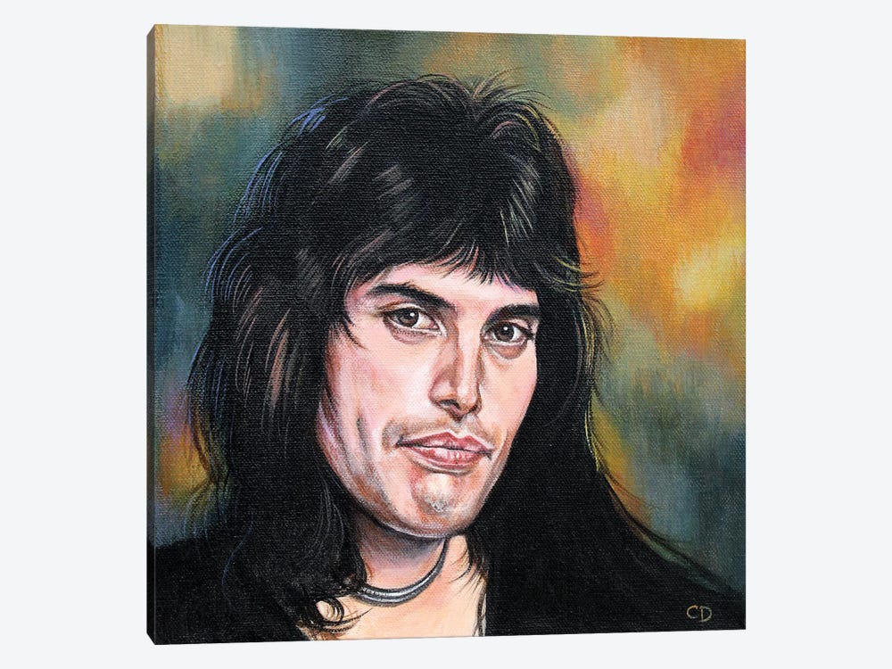 Freddie Mercury by Cyndi Dodes 1-piece Canvas Artwork