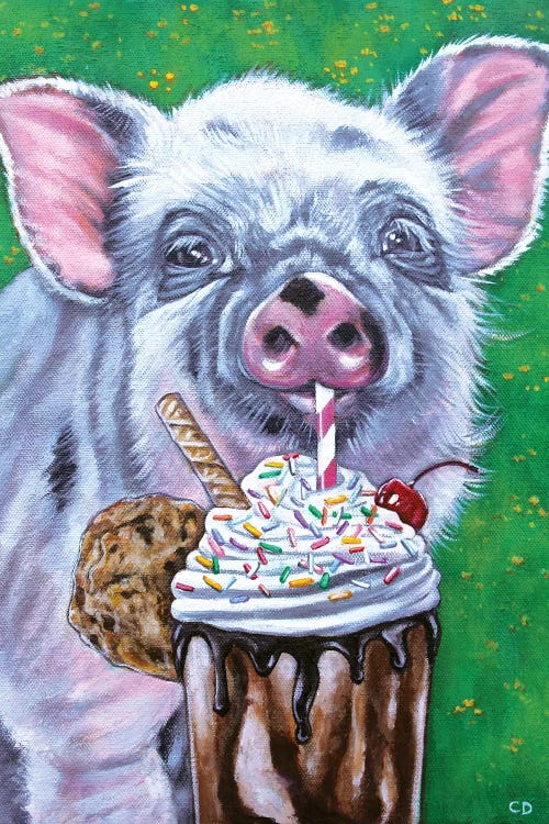 Piggy by Cyndi Dodes wall art