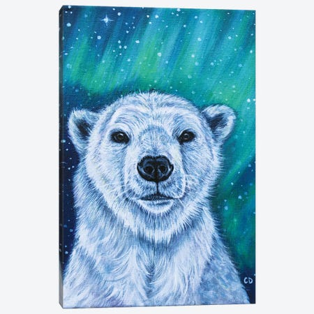 Polar Bear Canvas Print #CDO24} by Cyndi Dodes Canvas Artwork