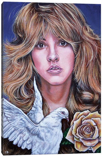 Stevie Nicks Canvas Art Print - Cyndi Dodes