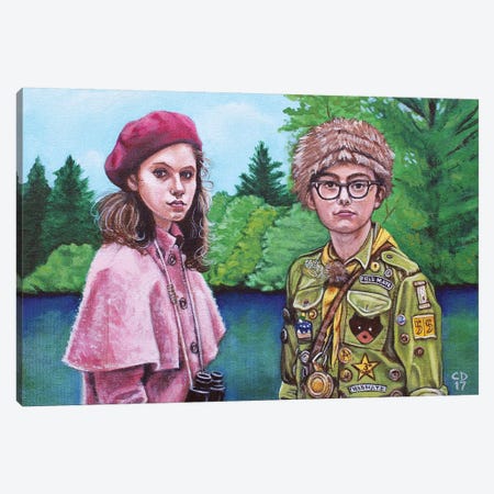 Suzy & Sam Canvas Print #CDO28} by Cyndi Dodes Canvas Print