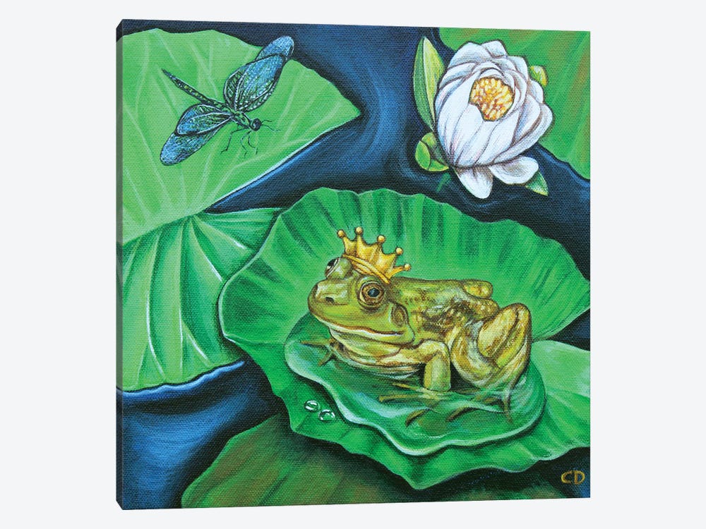 The Frog Prince by Cyndi Dodes 1-piece Canvas Art