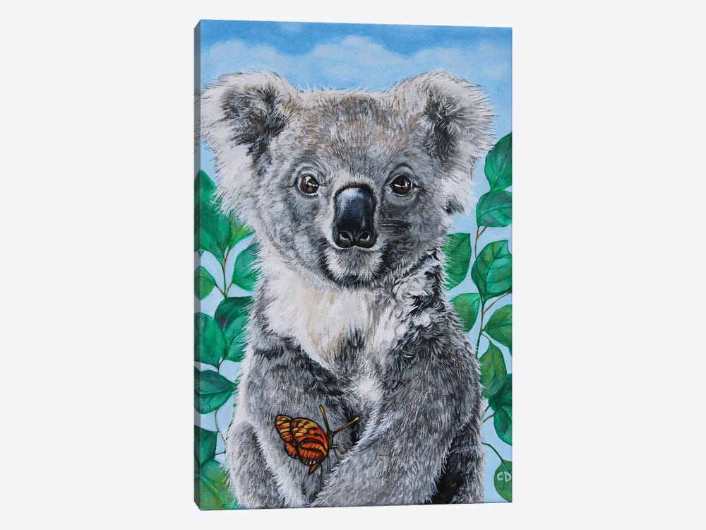 Koala by Cyndi Dodes 1-piece Canvas Wall Art