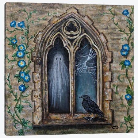 Gothic Window Canvas Print #CDO47} by Cyndi Dodes Canvas Wall Art