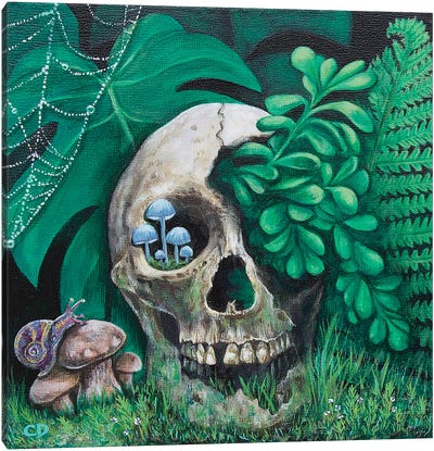 Haunted Garden Canvas Art Print - Cyndi Dodes