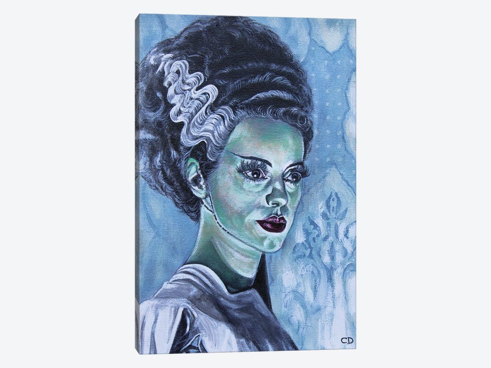 Bride of Frankenstein by Cyndi Dodes 1-piece Canvas Print