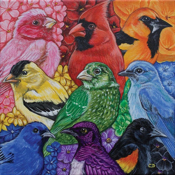 Cardinals: Birds Of Pride by Cyndi Dodes