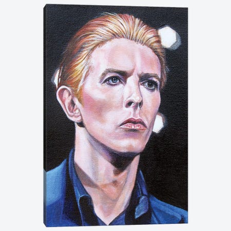 David Bowie Canvas Print #CDO7} by Cyndi Dodes Art Print