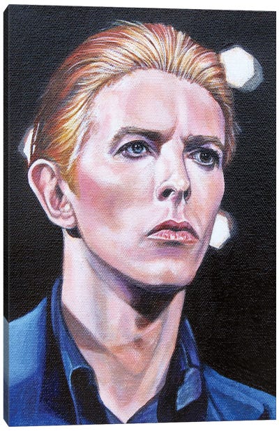 David Bowie Canvas Art Print - Cyndi Dodes