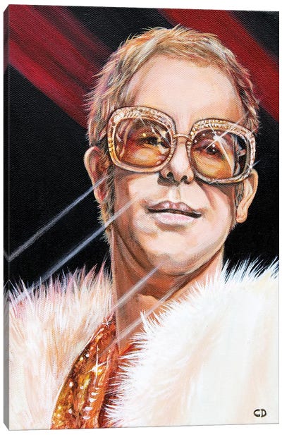Elton John Canvas Art Print - Cyndi Dodes