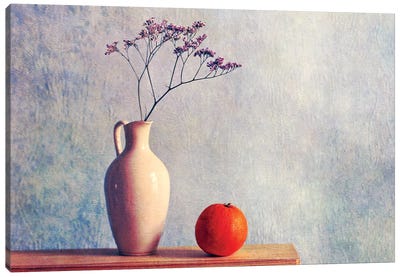 Still Life II Canvas Art Print - Orange Art