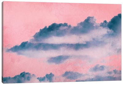 Rosa Clouds Canvas Art Print - Claudia Drossert