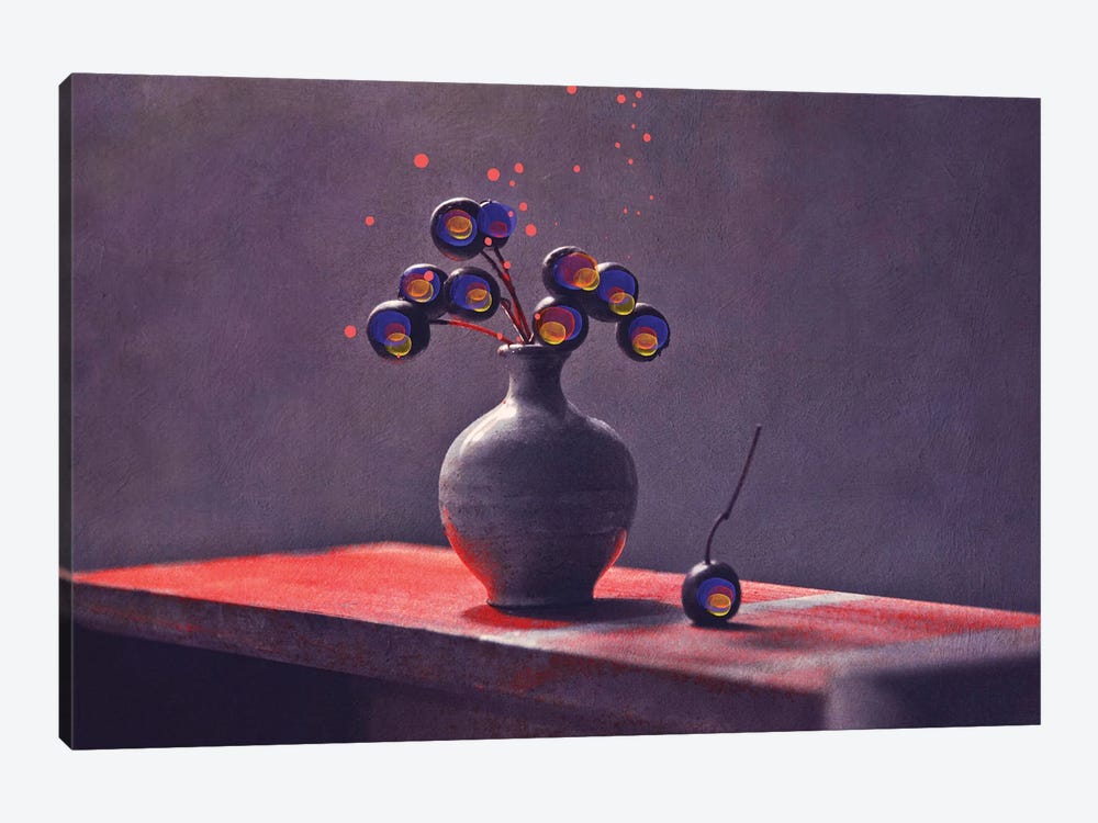 Winterberry by Claudia Drossert 1-piece Canvas Art Print