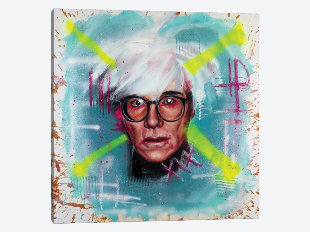Andy Warhol by Cody Senn 1-piece Canvas Art Print