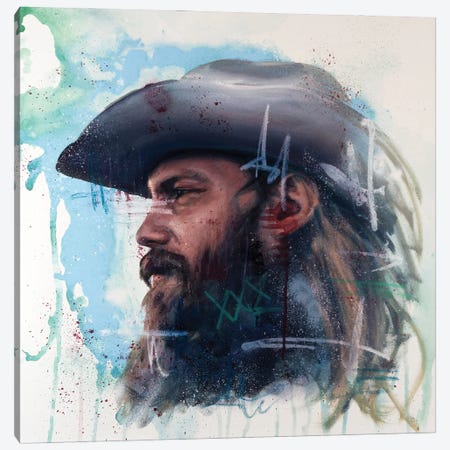 Chris Stapleton Canvas Print #CDS103} by Cody Senn Canvas Art Print