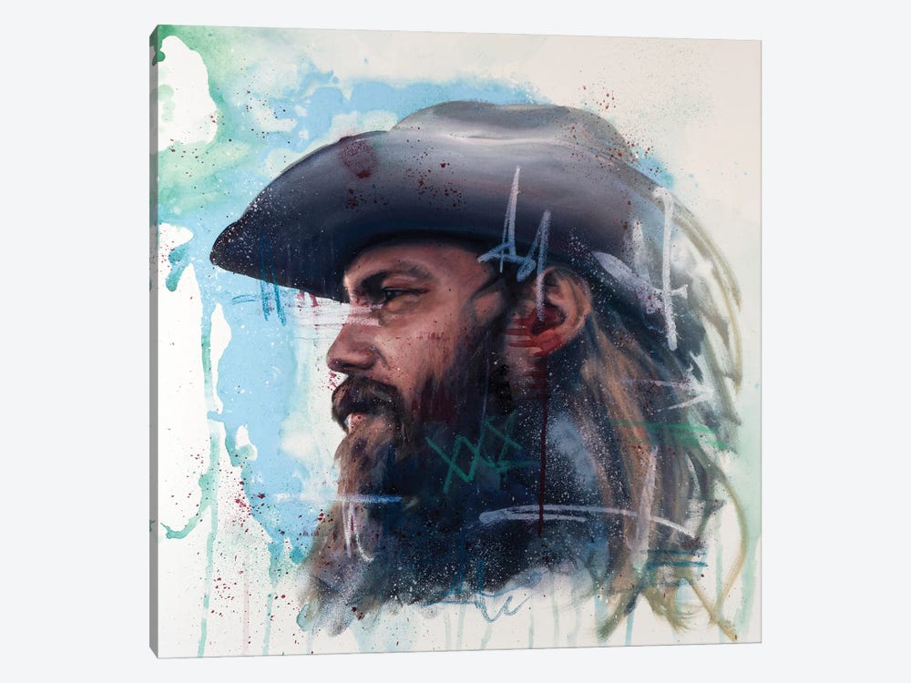 Chris Stapleton by Cody Senn 1-piece Canvas Artwork