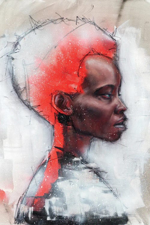 Bold And Beautiful African Woman by Cody Senn wall art