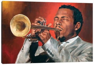 Roy Hargrove Canvas Art Print - Saxophone Art