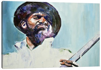 Gary Clark Jr Canvas Art Print - Hat Art