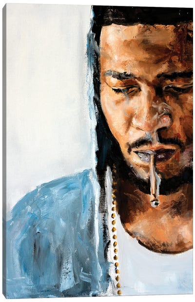 Kid Cudi Canvas Art Print - Rap & Hip-Hop Art