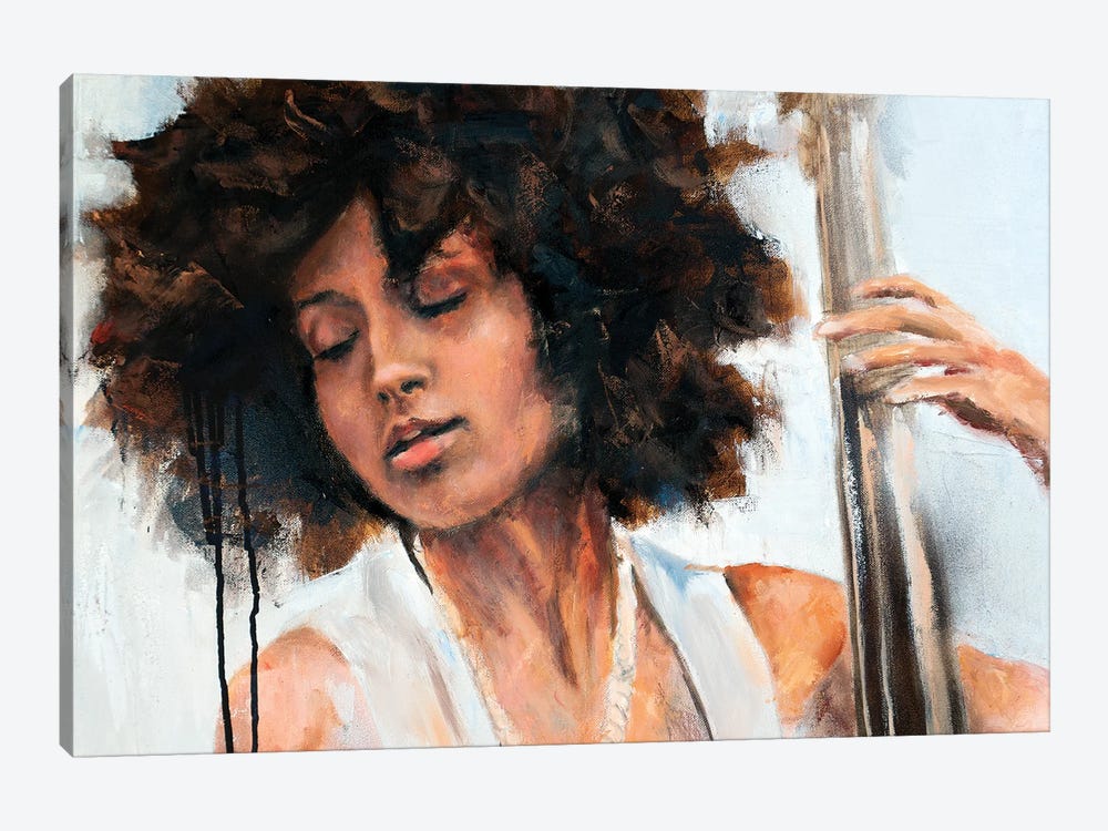 Esperanza Spalding by Cody Senn 1-piece Canvas Art