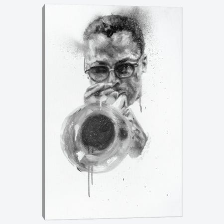 Miles Davis Canvas Print #CDS30} by Cody Senn Canvas Wall Art