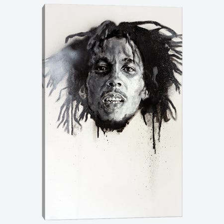 Bob Marley Canvas Print #CDS4} by Cody Senn Canvas Art
