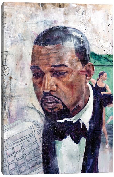 Kanye Runaway Canvas Art Print - Cody Senn