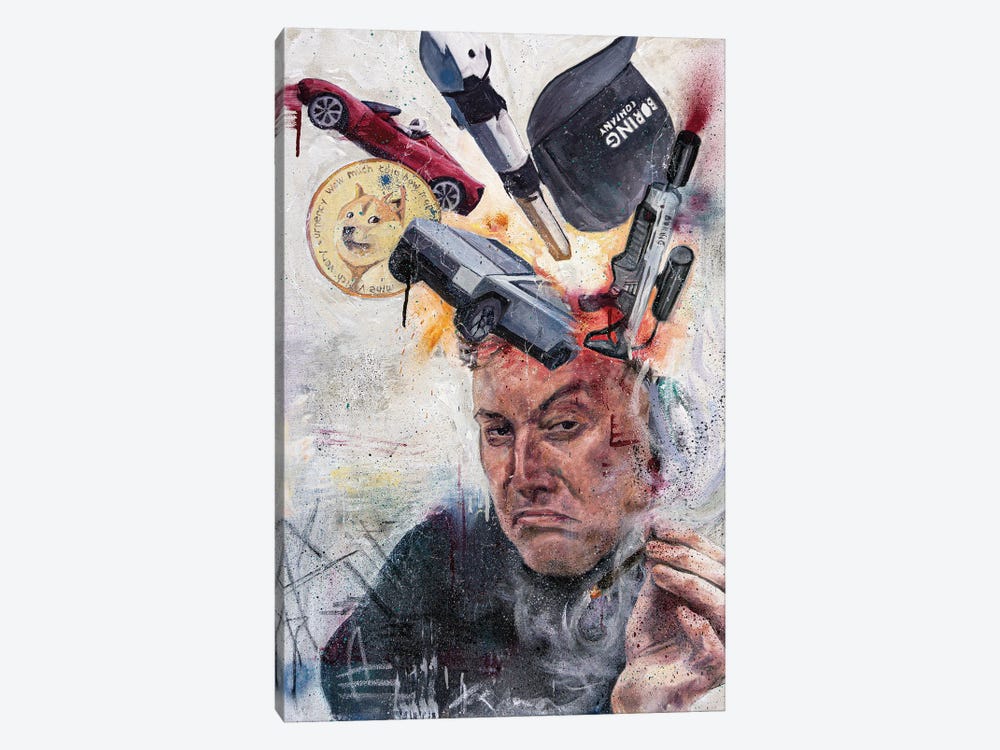Elon by Cody Senn 1-piece Art Print