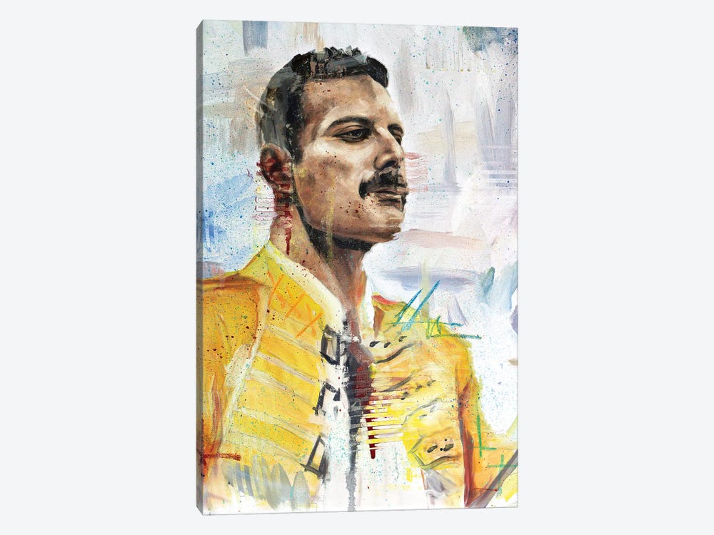 Freddie Mercury by Cody Senn 1-piece Canvas Print