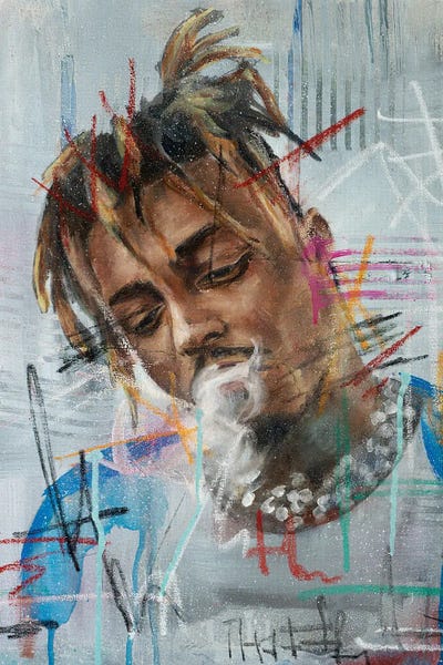 Juice Wrld Canvas Wall Art by Cody Senn iCanvas